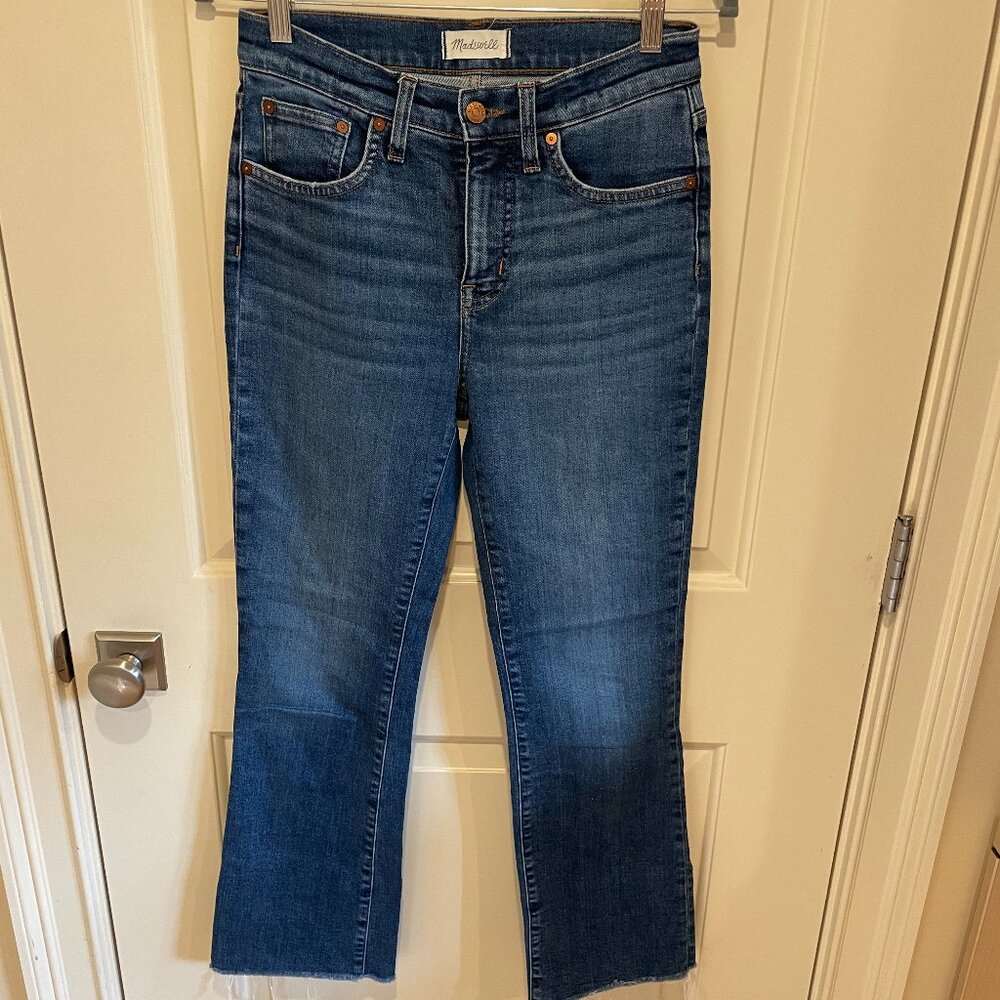 Madewell Mid-Rise Kick Out Jeans, Size 26